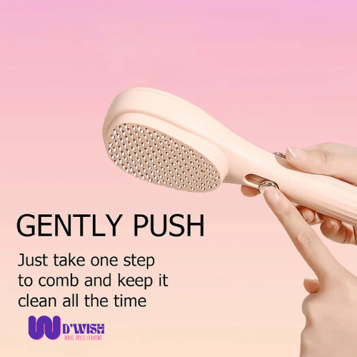 Self-Cleaning Anti-Static Massage Comb