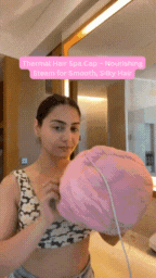 Thermal Hair Spa Cap – Nourishing Steam for Smooth, Silky Hair