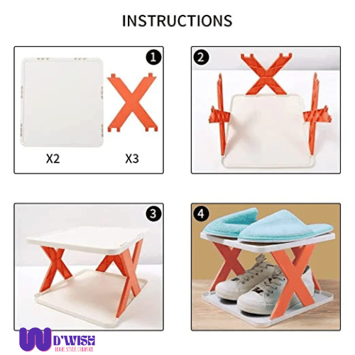 Foldable Shoe Rack - 2 Variants
