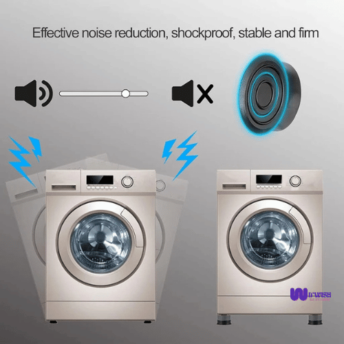 Anti-Vibration Pads with Suction Cup Feet