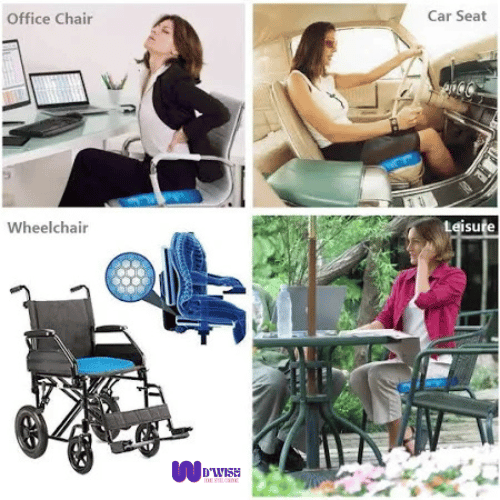 Seat Cushion (Gel Orthopedic Seat Cushion Pad)