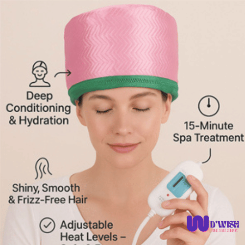 Thermal Hair Spa Cap – Nourishing Steam for Smooth, Silky Hair