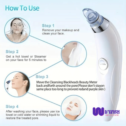Acne, Blackhead, Whitehead, Sebum Extractor / Pore Cleaner / Wrinkle Eraser