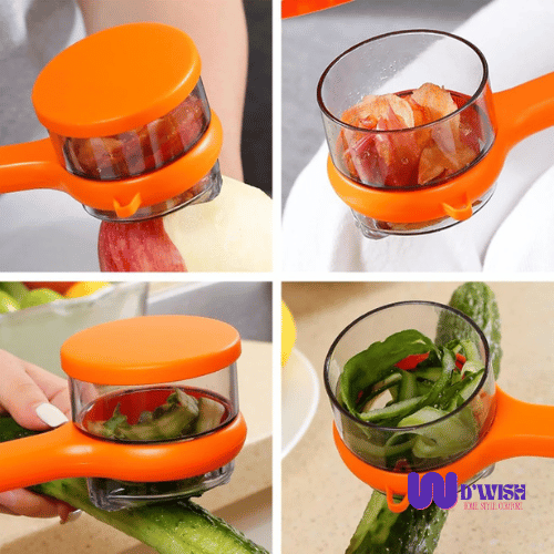 Vegetable / Fruit Peeler with Container (cylindrical)