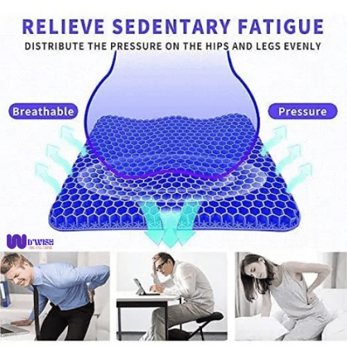 Seat Cushion (Gel Orthopedic Seat Cushion Pad)