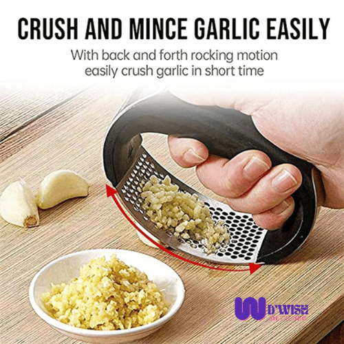 Garlic Chopper / Presser / Crusher ( Stainless Steel )