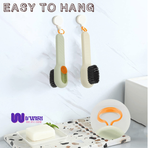 Multifunctional Scrubbing Brush with Liquid Soap Dispenser