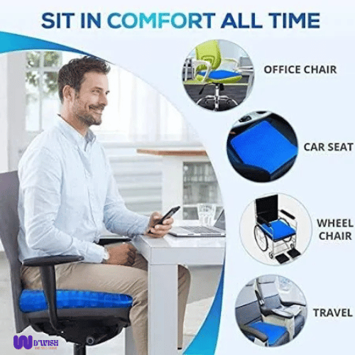 Seat Cushion (Gel Orthopedic Seat Cushion Pad)