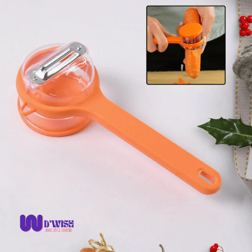 Vegetable / Fruit Peeler with Container (cylindrical)