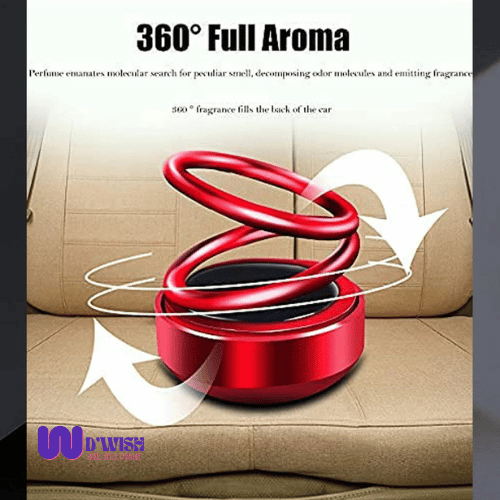 Solar Car Aroma Diffuser (with 360° Rotating Design)