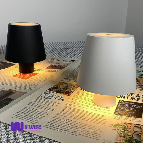 LED Bottle Lamp (3 Color Dimmable Wireless Table Light for Home)