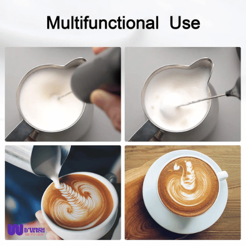 Electric Frother (with Stainless Steel Whisk)