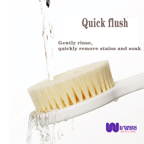 Dry Body Brush for Deep Exfoliation (with Long Handle)