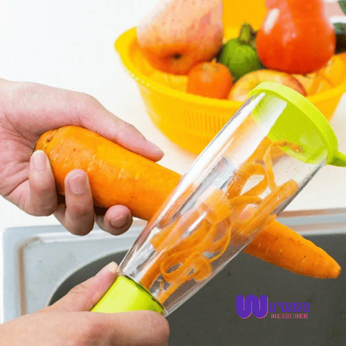 Vegetable / Fruit Peeler with Container (Long)