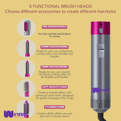 5 In 1 Multifunctional Air wrap (Hair Styler)