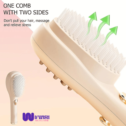 Self-Cleaning Anti-Static Massage Comb
