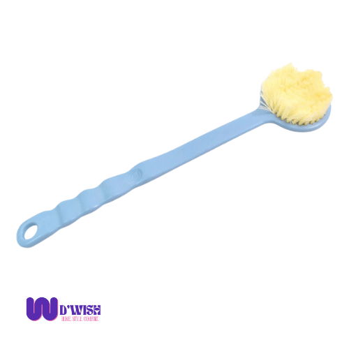 Dry Body Brush for Deep Exfoliation (with Long Handle)