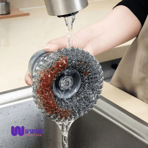 Soap Dispensing Dish Brush (with Replaceable Scrubber)