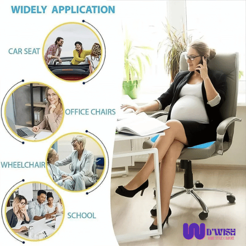 Seat Cushion (Gel Orthopedic Seat Cushion Pad)