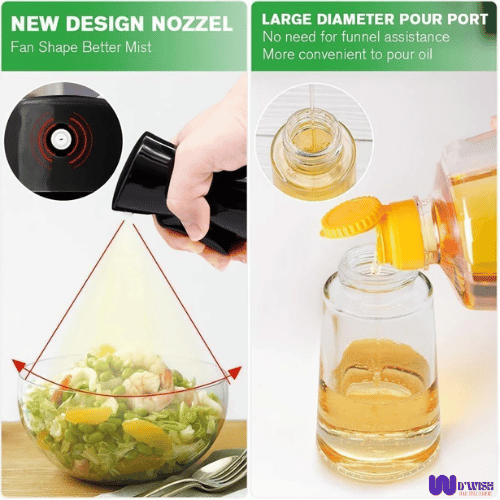 Glass Oil Dispenser Spray Bottle
