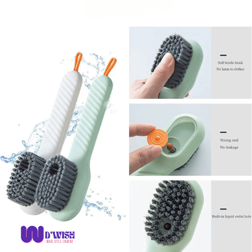 Multifunctional Scrubbing Brush with Liquid Soap Dispenser