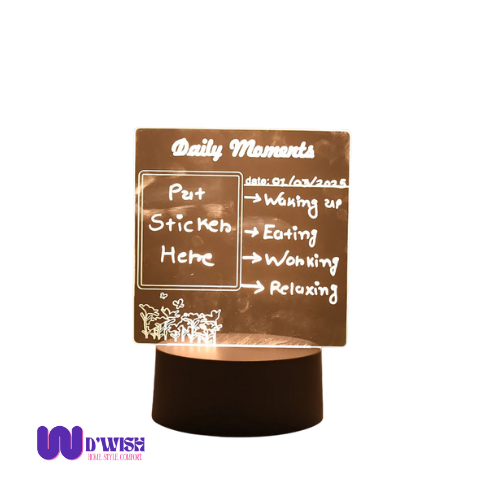 Creative Acrylic Visualization Lamp (with Pen)