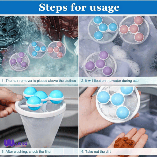 Laundry Lint Catcher (Floating Ball)