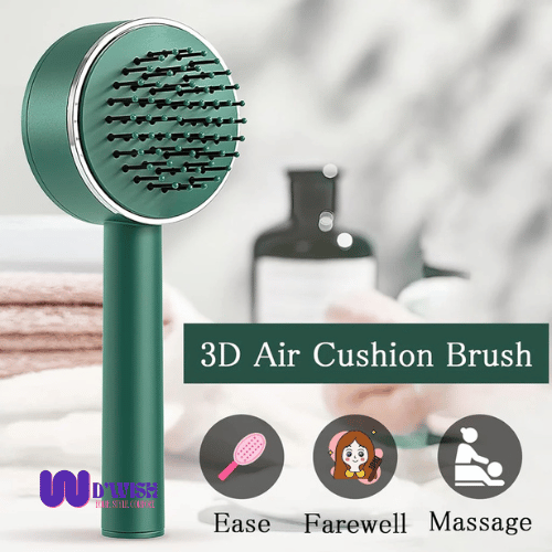 Self-Cleaning Air Cushion Massage Comb Brush