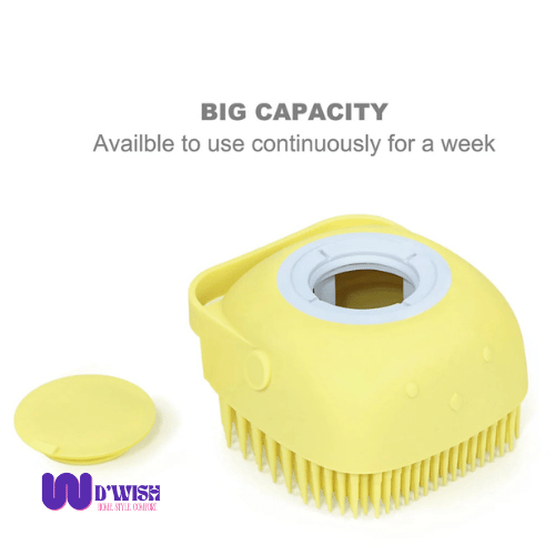 Silicone Massage Body Brush (with Shampoo Dispenser)