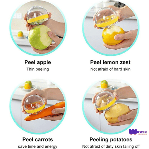 Vegetable / Fruit Peeler with Container (round)