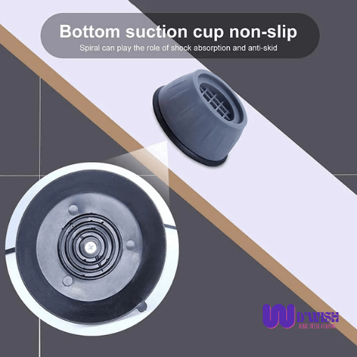 Anti-Vibration Pads with Suction Cup Feet