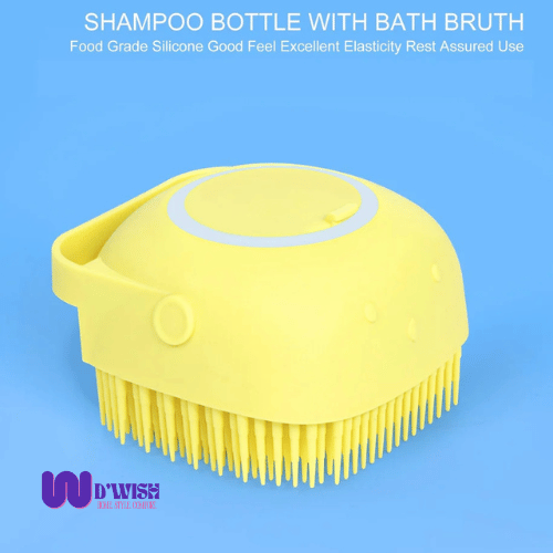 Silicone Massage Body Brush (with Shampoo Dispenser)