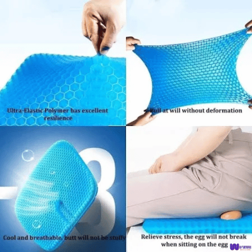 Seat Cushion (Gel Orthopedic Seat Cushion Pad)