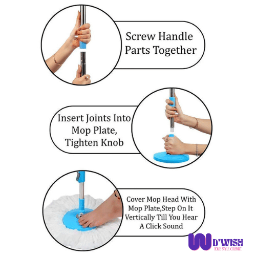 Spin Mop Refill ( Microfiber Head )