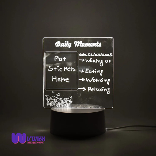 Creative Acrylic Visualization Lamp (with Pen)